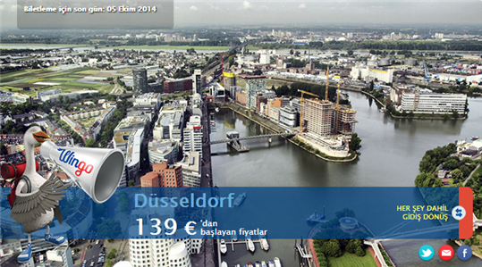İstanbul Düsseldorf Ucuz Uçak Bileti 139€