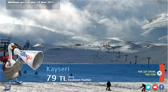 Kayseri Ucuz Uçak Bileti 79 TL