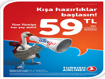 THY ile Türkiye'nin Dört Bir Yanına 59TL'te Uçmanın Keyfine Varın! 
