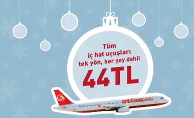 Tüm Yurt İçi Uçuşları 44 TL’den Başlayan Fiyatlarla!